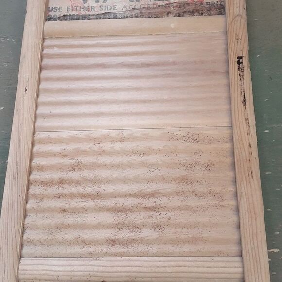 Vintage double handle 18" double sided Columbus, Ohio wash board - Picture 3 of 11